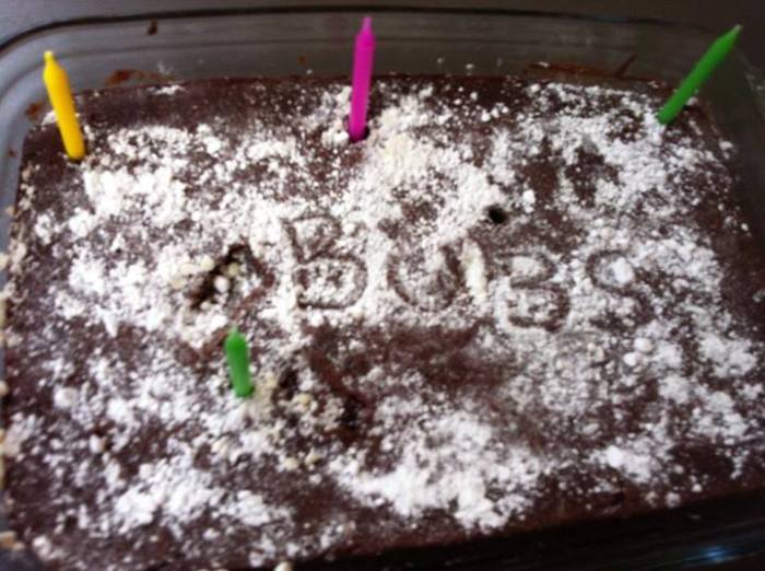 The "I Didn't Want To" brownies